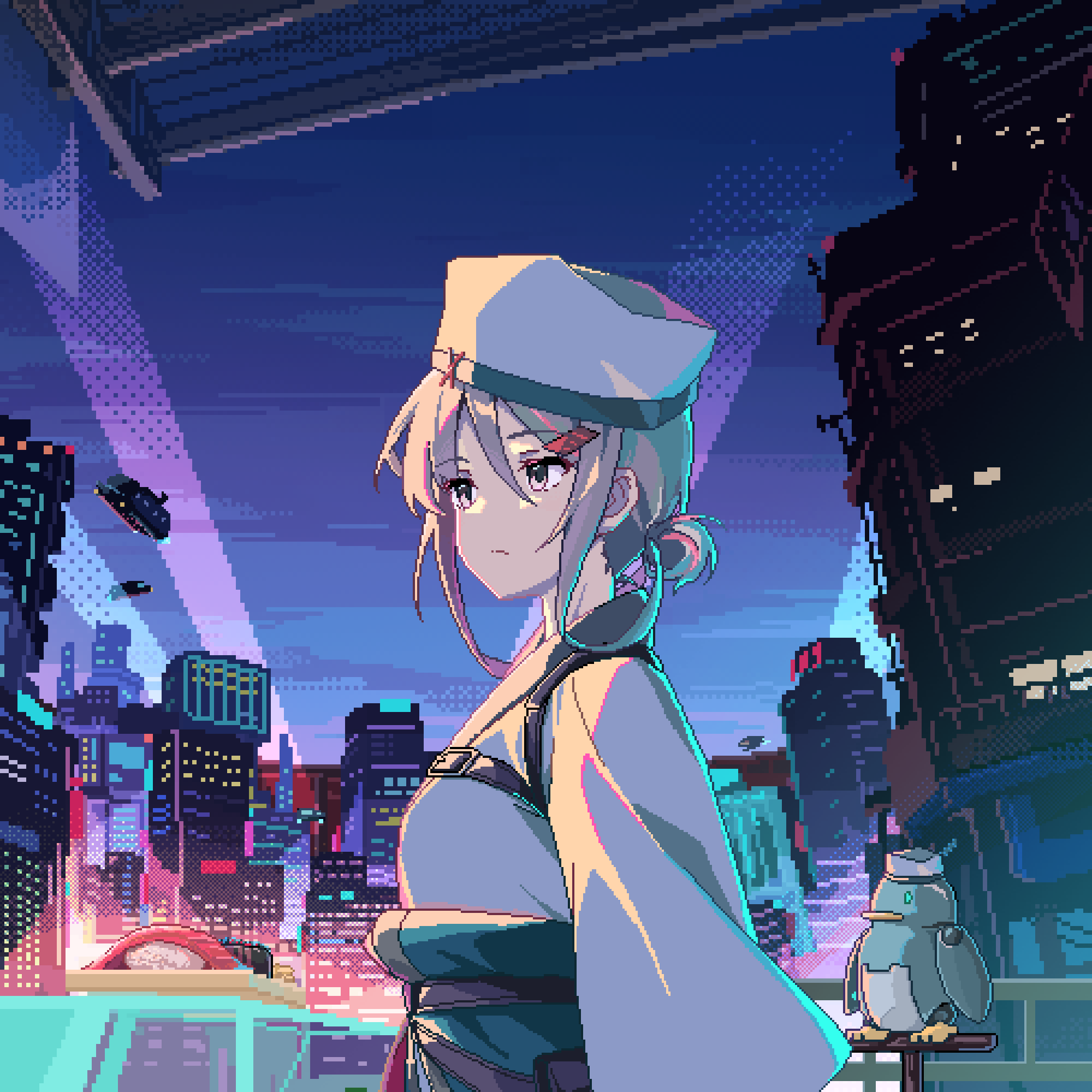 『SHIBUYA SUSHI MASTER』海面上昇で水没寸前の未来都市・渋谷にて、はぐれ者たちのため寿司を振る舞うサイバーパンク寿司職人アドベンチャー