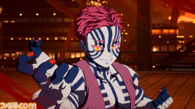 『鬼滅の刃 ヒノカミ血風譚 2』バーサスモードで使用できる新キャラクター“猗窩座（無限城編）”が12月19日に登場。最高の武を目指す上弦の参が戦場に降臨する