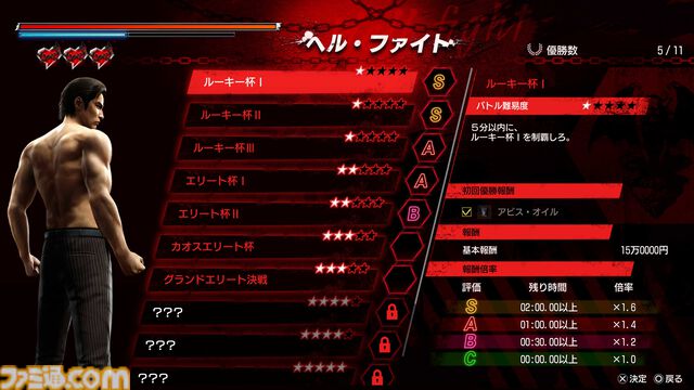 『龍が如く 極3 / 龍が如く3外伝 Dark Ties』サイドコンテンツの内容紹介。桐生がレディースチームの会長に。峯は地下ファイト組織を潰すために潜り込む