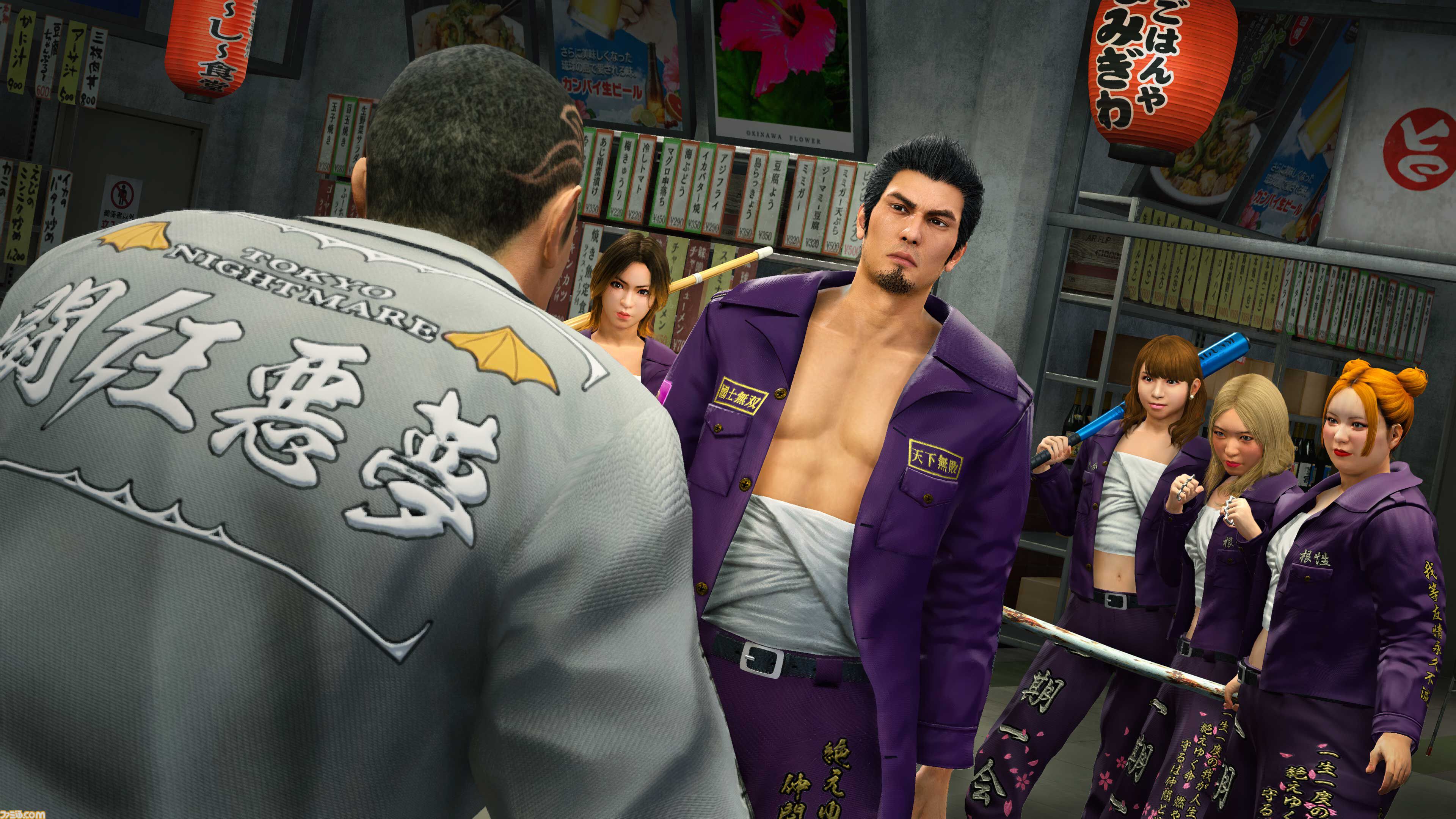 『龍が如く 極3 / 龍が如く3外伝 Dark Ties』サイドコンテンツの内容紹介。桐生がレディースチームの会長に。峯は地下ファイト組織を潰すために潜り込む