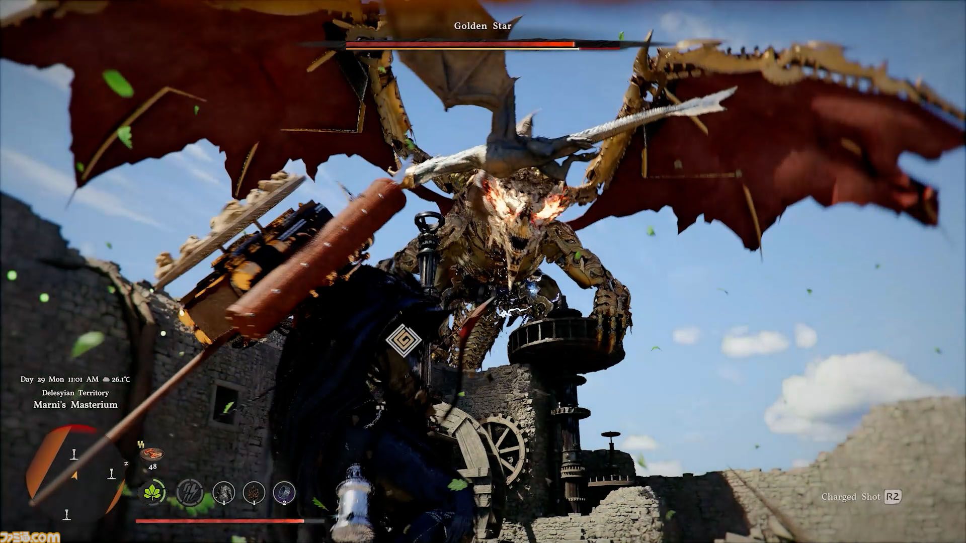 『紅の砂漠』機械仕掛けの竜や守護霊を操るボスと戦い、竜に乗って大空を駆ける。残酷で美しい世界の旅路を特別映像でチェック！