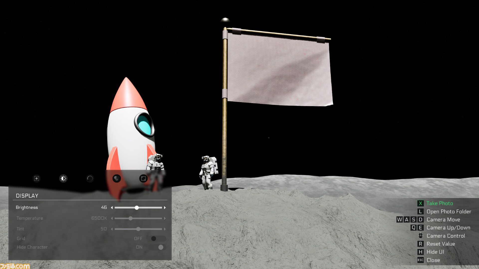 『REAL MOON』JAXAとの共同研究で開発された“リアル月面シミュレーション”が無料で配信。UE5で再現された月面を思いのままに探索できる