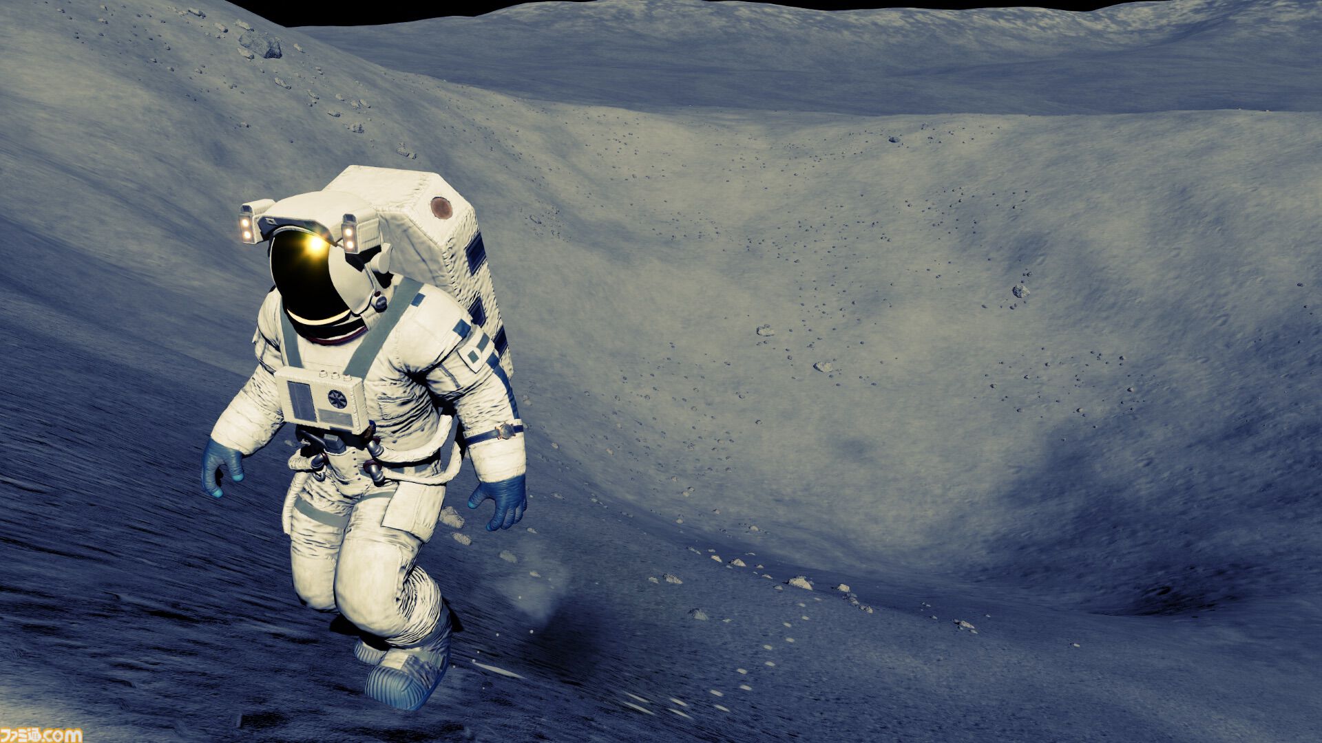 『REAL MOON』JAXAとの共同研究で開発された“リアル月面シミュレーション”が無料で配信。UE5で再現された月面を思いのままに探索できる