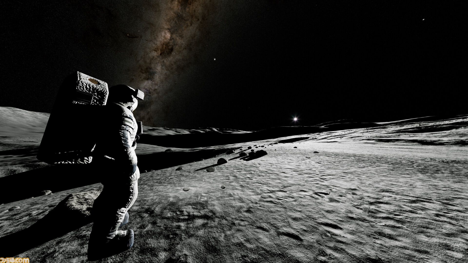 『REAL MOON』JAXAとの共同研究で開発された“リアル月面シミュレーション”が無料で配信。UE5で再現された月面を思いのままに探索できる