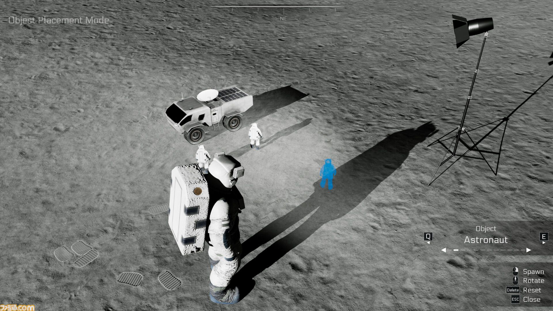 『REAL MOON』JAXAとの共同研究で開発された“リアル月面シミュレーション”が無料で配信。UE5で再現された月面を思いのままに探索できる