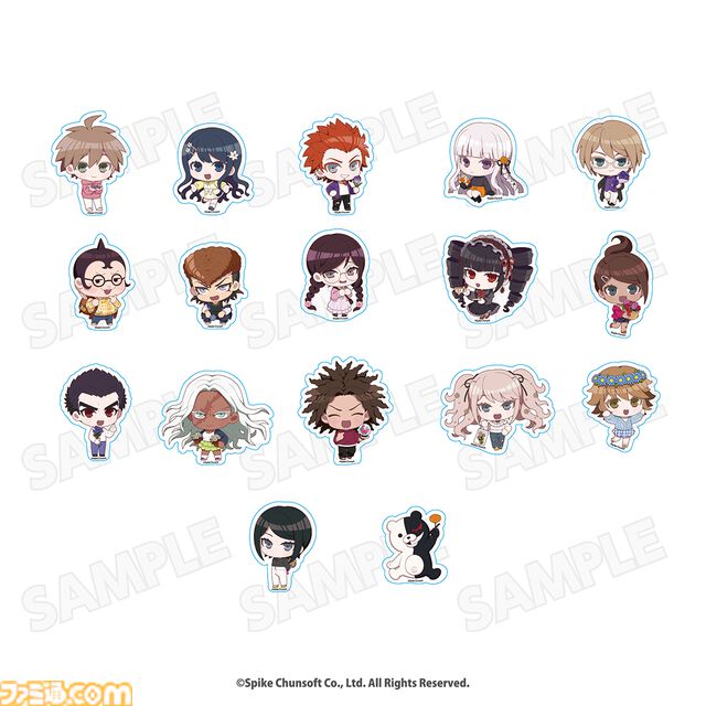 『ダンガンロンパ』good spoonコラボカフェで販売されたグッズがスパイク・チュンソフトストアに登場。限定アクスタやステッカーなどがラインアップ【ダンロン】