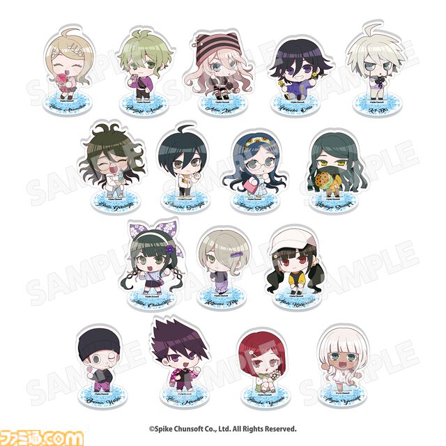 『ダンガンロンパ』good spoonコラボカフェで販売されたグッズがスパイク・チュンソフトストアに登場。限定アクスタやステッカーなどがラインアップ【ダンロン】