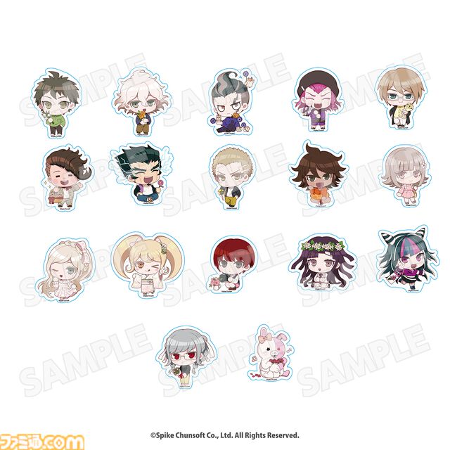 『ダンガンロンパ』good spoonコラボカフェで販売されたグッズがスパイク・チュンソフトストアに登場。限定アクスタやステッカーなどがラインアップ【ダンロン】