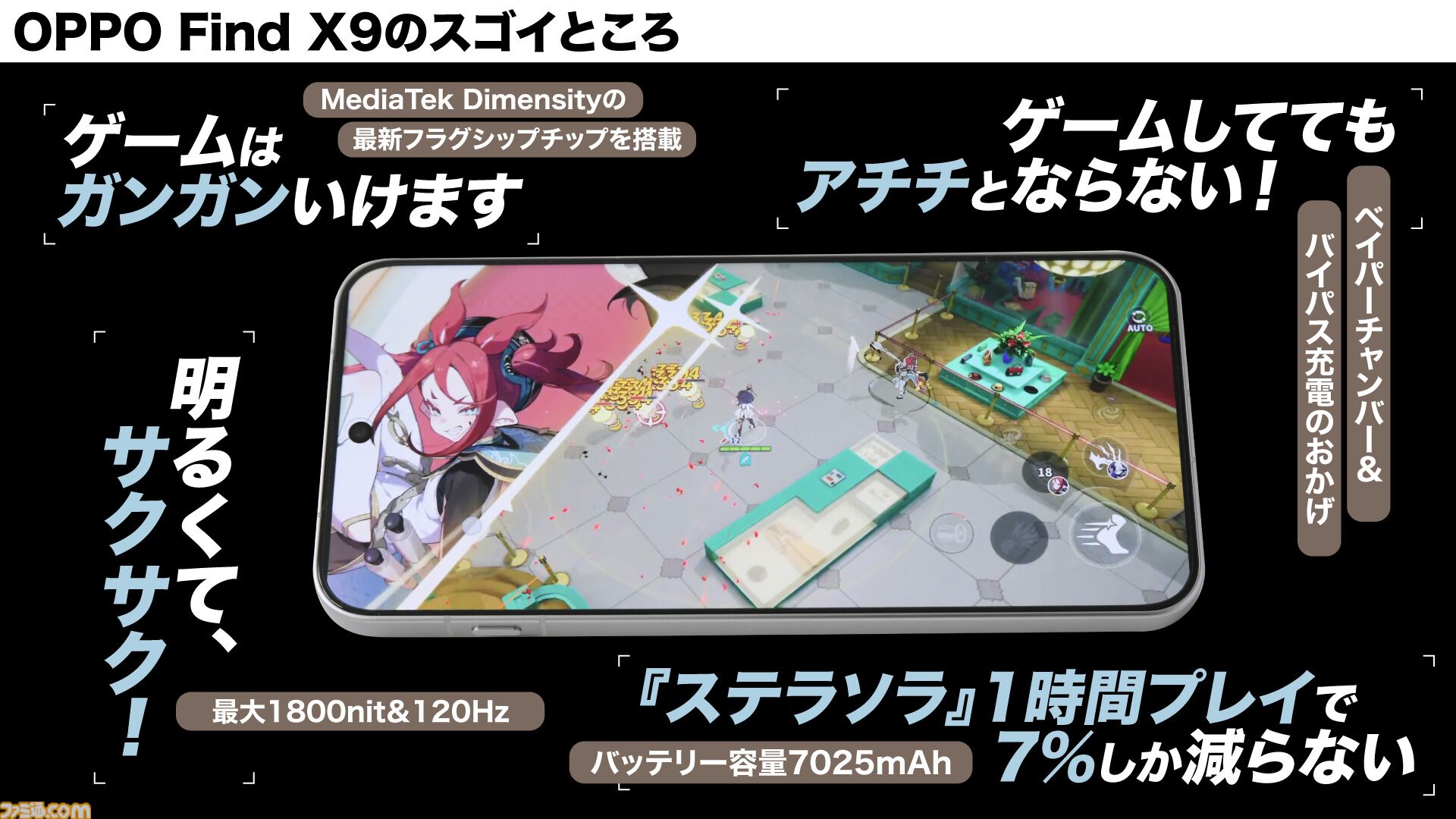OPPO Find X9レビュー。『ステラソラ』もバッチリ遊べるゲーム性能、ハッセルブラッドと共同開発のカメラがスゴイ！