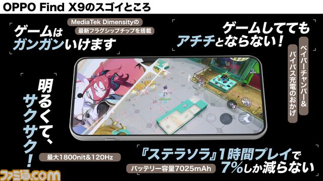 OPPO Find X9レビュー。『ステラソラ』もバッチリ遊べるゲーム性能、ハッセルブラッドと共同開発のカメラがスゴイ！