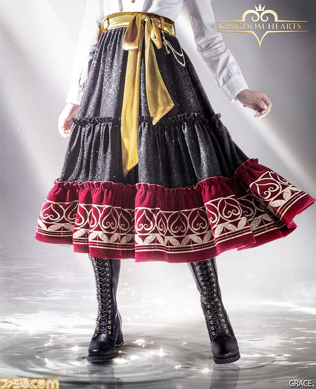 『キングダム ハーツ』×MAYLAコラボ第2弾！ ソラをモチーフとしたファンタジーなデザインが映えるスカートが公開