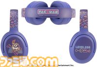 『パックマン』デザインのノイキャンヘッドセットが2026年2月に発売。クラシックとネオンポップの全2種で展開、ワイヤレスでの使用も可能