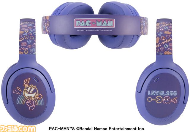 『パックマン』デザインのノイキャンヘッドセットが2026年2月に発売。クラシックとネオンポップの全2種で展開、ワイヤレスでの使用も可能