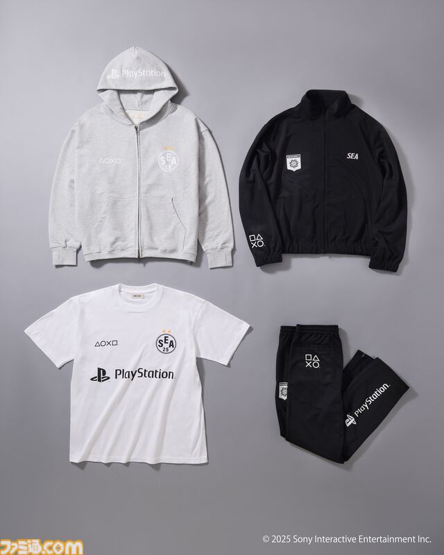 プレイステーションとWIND AND SEAが初コラボしたスウェットなどが12月20日より発売。『サイレントヒルf』の実況配信でも話題の加藤小夏がモデルとして登場