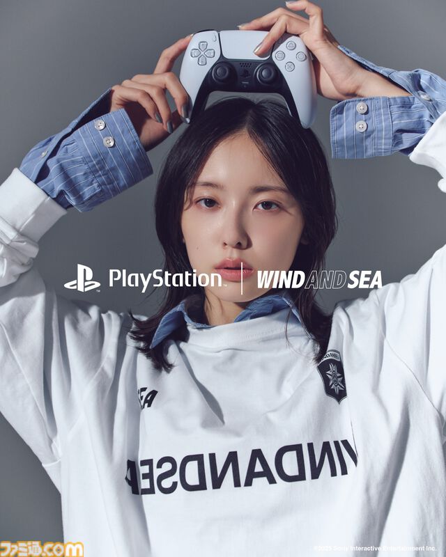 プレイステーションとWIND AND SEAが初コラボしたスウェットなどが12月20日より発売。『サイレントヒルf』の実況配信でも話題の加藤小夏がモデルとして登場