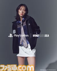 プレイステーションとWIND AND SEAが初コラボしたスウェットなどが12月20日より発売。『サイレントヒルf』の実況配信でも話題の加藤小夏がモデルとして登場