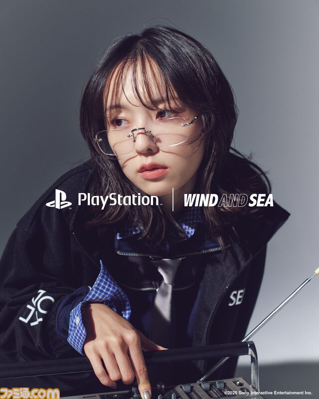 プレイステーションとWIND AND SEAが初コラボしたスウェットなどが12月20日より発売。『サイレントヒルf』の実況配信でも話題の加藤小夏がモデルとして登場