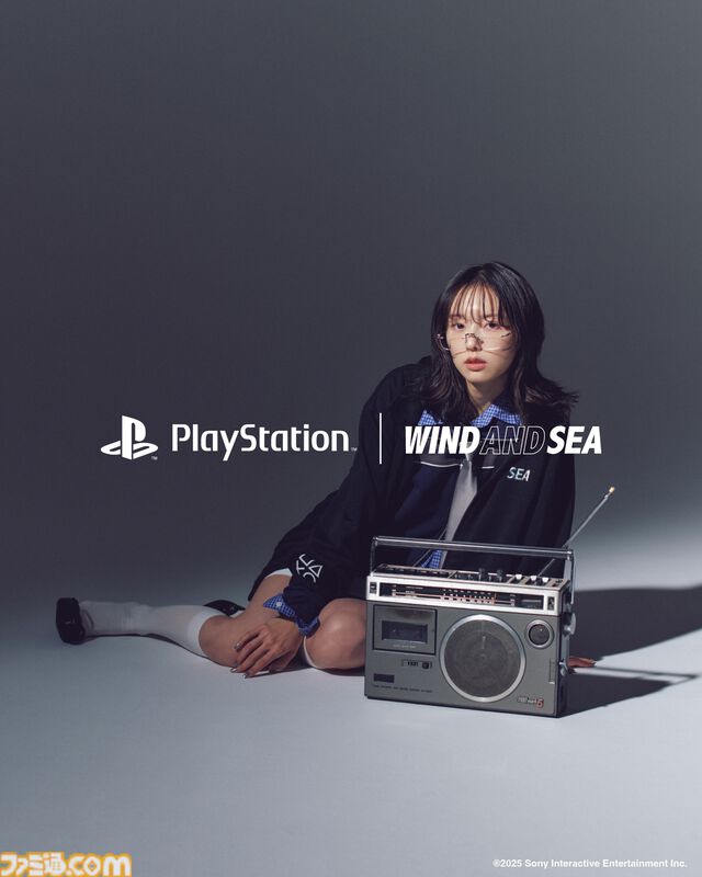 プレイステーションとWIND AND SEAが初コラボしたスウェットなどが12月20日より発売。『サイレントヒルf』の実況配信でも話題の加藤小夏がモデルとして登場