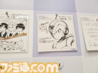 大カプコン展で『ストリートファイター』『ロックマンX』『ヴァンパイア』などの手描き資料を新展示。残されたメモ書きも味わい深い作品記録