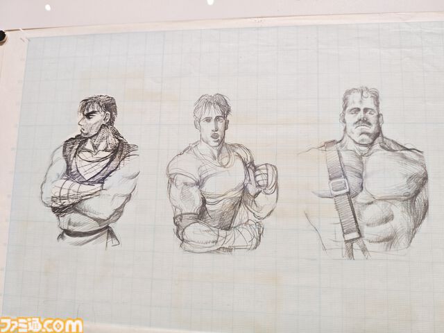 大カプコン展で『ストリートファイター』『ロックマンX』『ヴァンパイア』などの手描き資料を新展示。残されたメモ書きも味わい深い作品記録