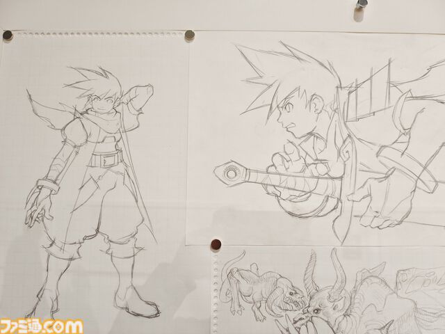 大カプコン展で『ストリートファイター』『ロックマンX』『ヴァンパイア』などの手描き資料を新展示。残されたメモ書きも味わい深い作品記録