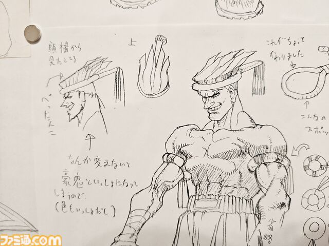 大カプコン展で『ストリートファイター』『ロックマンX』『ヴァンパイア』などの手描き資料を新展示。残されたメモ書きも味わい深い作品記録