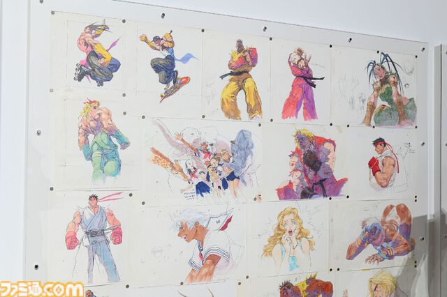 大カプコン展で『ストリートファイター』『ロックマンX』『ヴァンパイア』などの手描き資料を新展示。残されたメモ書きも味わい深い作品記録