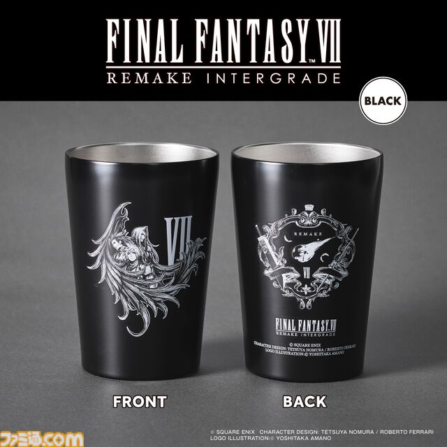 『FF7』クラウド・ザックス・セフィロスがデザインされた真空断熱タンブラーが発売。温冷カップコーヒーを直接はめても使える便利なアイテム