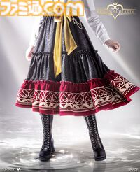 『キングダムハーツ』ソラ、リク、ロクサス、アクセルをモチーフとしたスカートの予約販売スタート。キーブレード型チャームは取り外してアクセにも