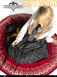 『キングダムハーツ』ソラ、リク、ロクサス、アクセルをモチーフとしたスカートの予約販売スタート。キーブレード型チャームは取り外してアクセにも