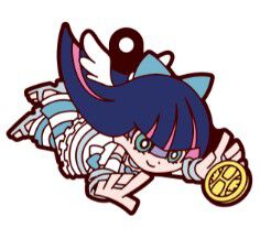 『Newパンスト』パンティ＆ストッキングたちが“すってんころりん”ラバーマスコットキーホルダーに。ガチャにて1月中旬発売