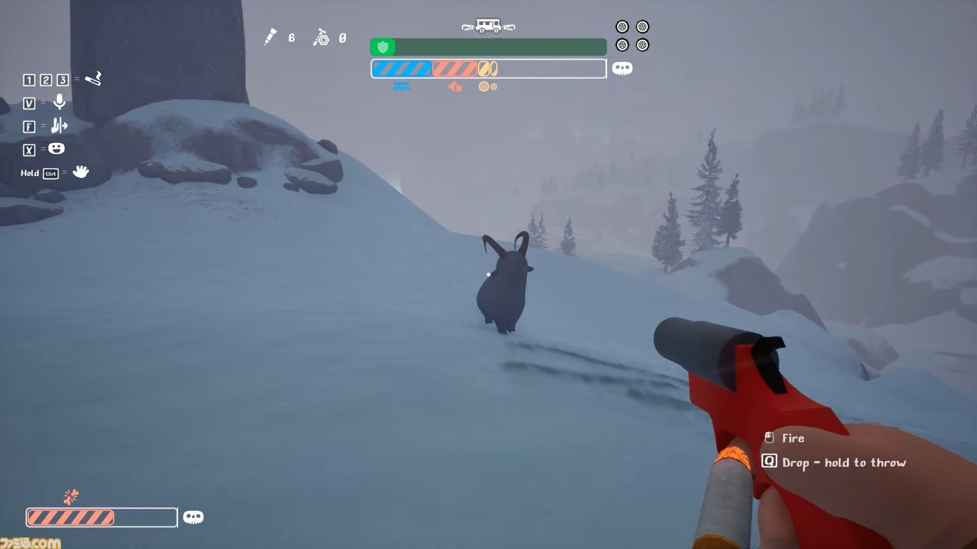『RV There Yet?』日本語に対応。雪山の新マップが追加される大型アップデートが配信。おじさんたちは雪山ではウォッカをたしなむ