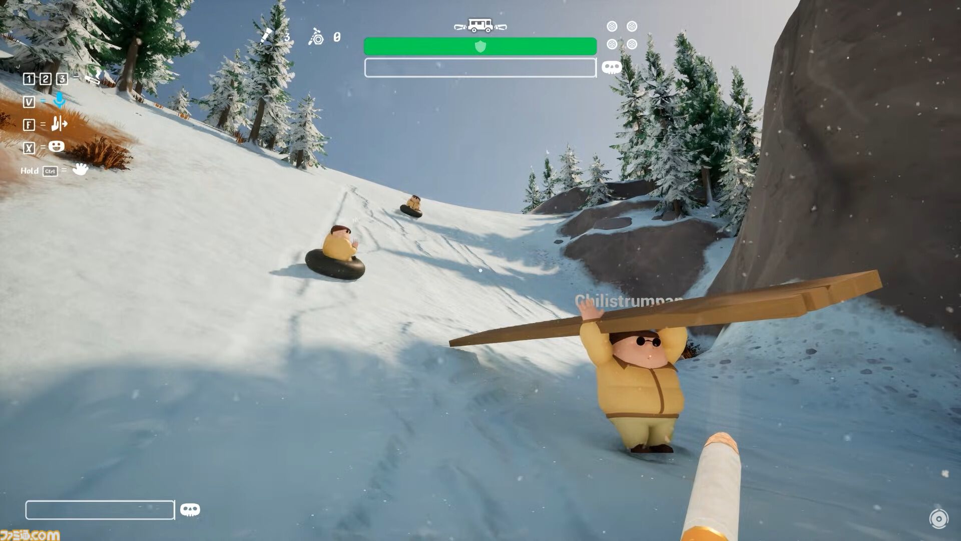 『RV There Yet?』日本語に対応。雪山の新マップが追加される大型アップデートが配信。おじさんたちは雪山ではウォッカをたしなむ