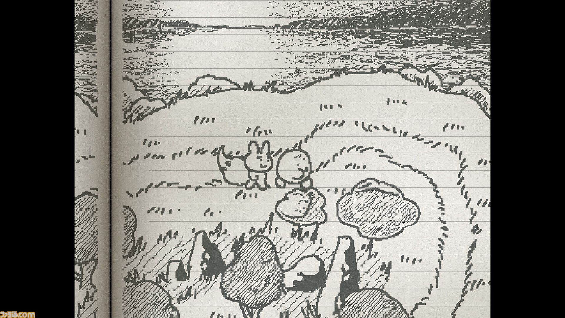 『UGOMEKU NOTE』の体験版が配信。『うごくメモ帳』や『UNDERTALE』に影響を受けたどこか懐かしい手描きノート風RPG
