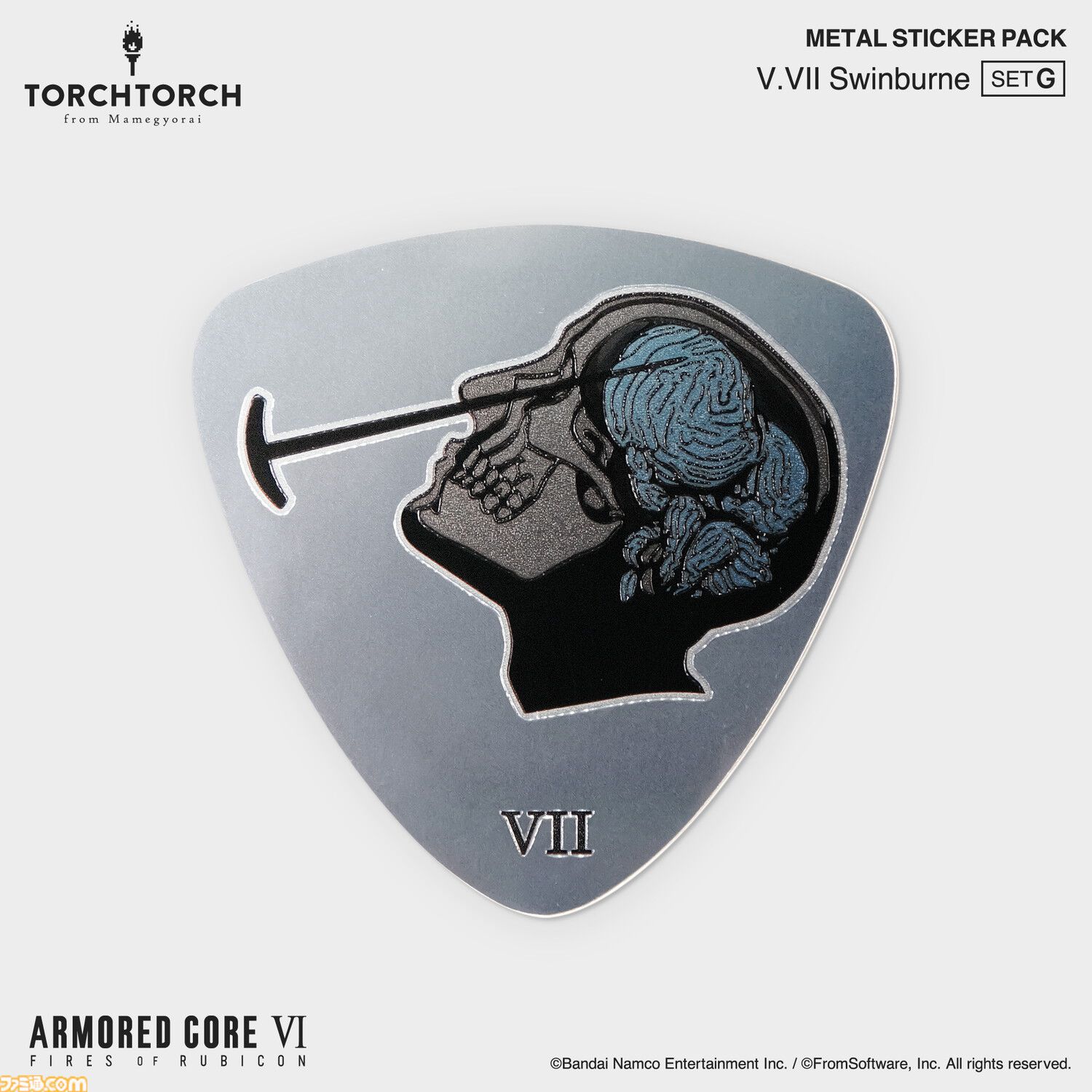 『アーマード・コア6』TORCH TORCHとのコラボメタルステッカーが発売。色味や質感にもこだわりぬいたエンブレム36種が登場