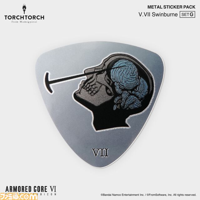 『アーマード・コア6』TORCH TORCHとのコラボメタルステッカーが発売。色味や質感にもこだわりぬいたエンブレム36種が登場