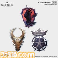 『アーマード・コア6』TORCH TORCHとのコラボメタルステッカーが発売。色味や質感にもこだわりぬいたエンブレム36種が登場