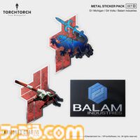 『アーマード・コア6』TORCH TORCHとのコラボメタルステッカーが発売。色味や質感にもこだわりぬいたエンブレム36種が登場