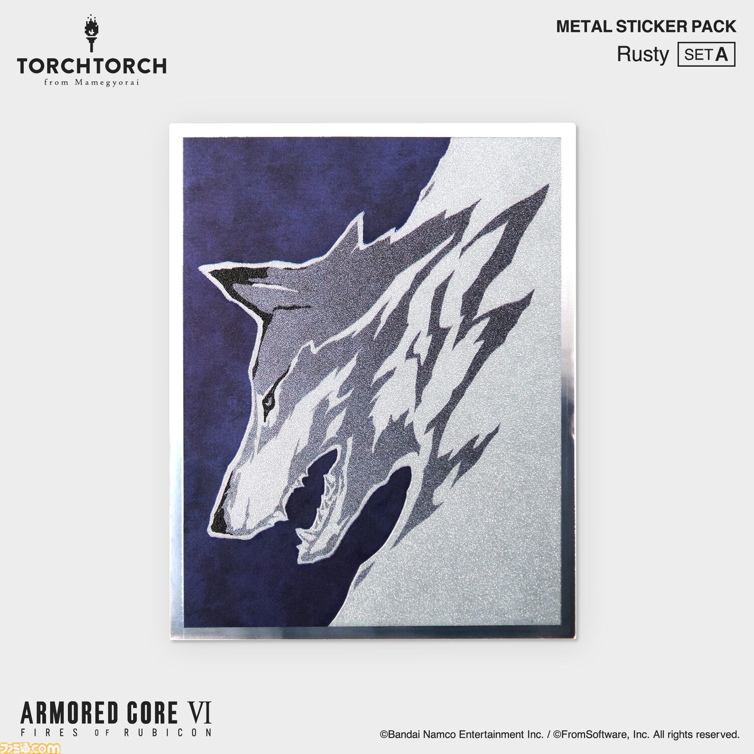 『アーマード・コア6』TORCH TORCHとのコラボメタルステッカーが発売。色味や質感にもこだわりぬいたエンブレム36種が登場