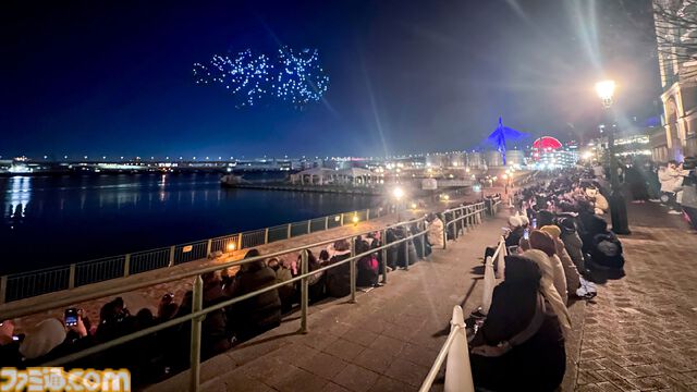 『モンハンワイルズ』“玉乗りプーギー【たこ焼】”がもらえる！ ドローンショーに2000人以上が集まる【MONSTER HUNTER WILDS NIGHT CANVAS】