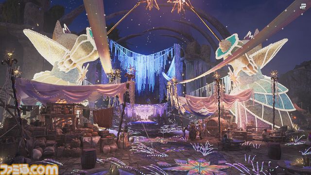 『モンハンワイルズ』季節イベントで夜の大集会所がロマンチックな雰囲気に。歴戦ドドブランゴ3体のイベクエは柵の使いどころが重要【プレイ日記】