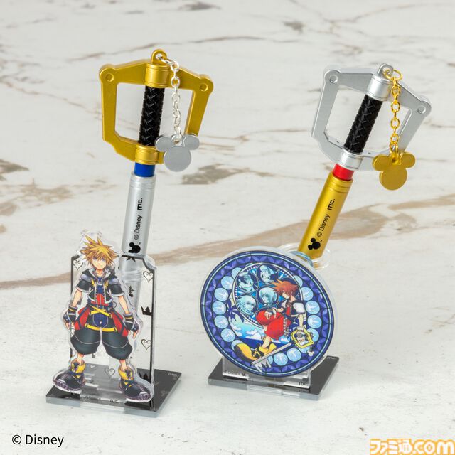 『キングダム ハーツ』キーブレード型ボールペンが12月20日発売。キングダムチェーン、キングダムチェーンDの2種類