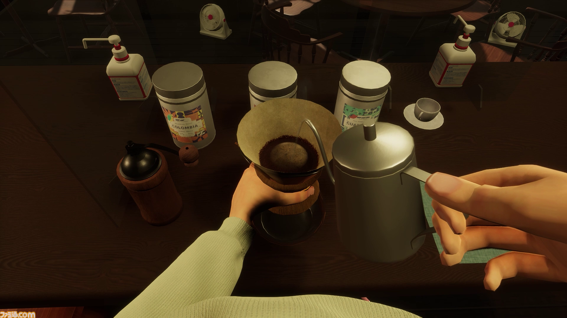 コーヒーとともにコロナ禍を思うカフェゲーム『東京珈琲パンデチカ』がSteamで7月27日に発売決定。2020年の東京を舞台にお客さんとのひとときを