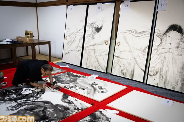 天野喜孝が伏見稲荷大社と歴史的コラボ。神聖な稲荷大神の世界を表現した“巨大襖絵制作”に挑戦。完全密着したスペシャル番組は2026年1月1日BS日テレで放送