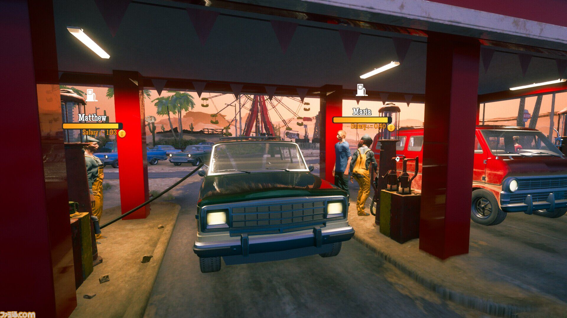 『ガスステーションシミュレーター』発売から4年を経て正式日本語化、1月6日まで50％オフに。自分だけの理想のガソリンスタンドを経営しよう