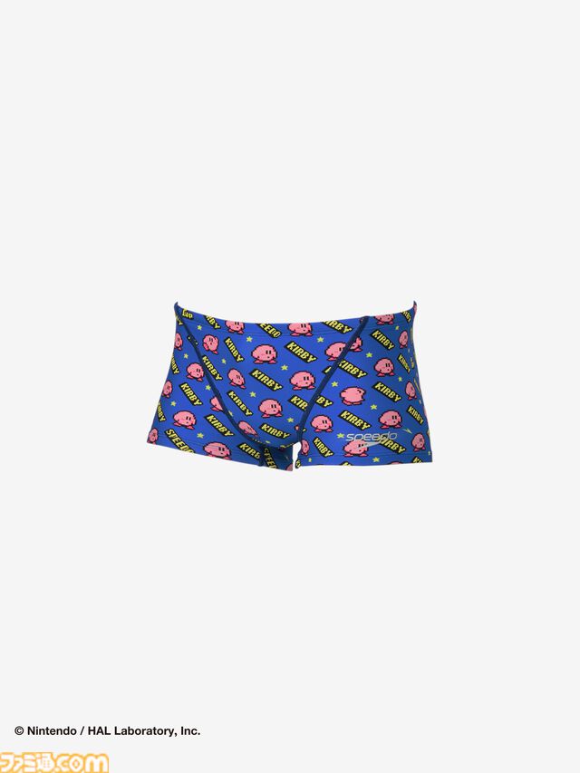 『星のカービィ』スイムウェアブランド“Speedo”コラボ水着が予約開始。ドット絵デザインの水着やカラフルなナップザックなど計13アイテム