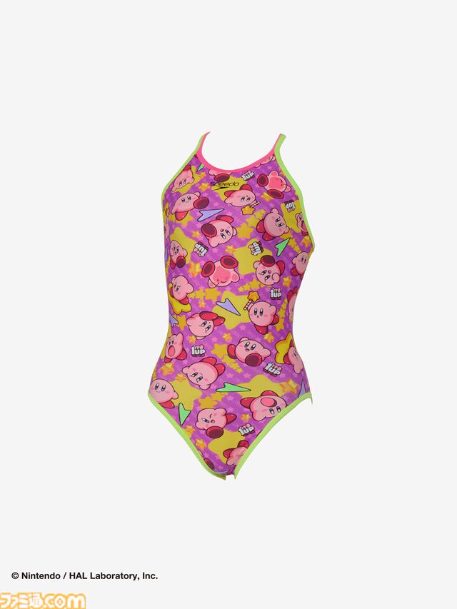 『星のカービィ』スイムウェアブランド“Speedo”コラボ水着が予約開始。ドット絵デザインの水着やカラフルなナップザックなど計13アイテム