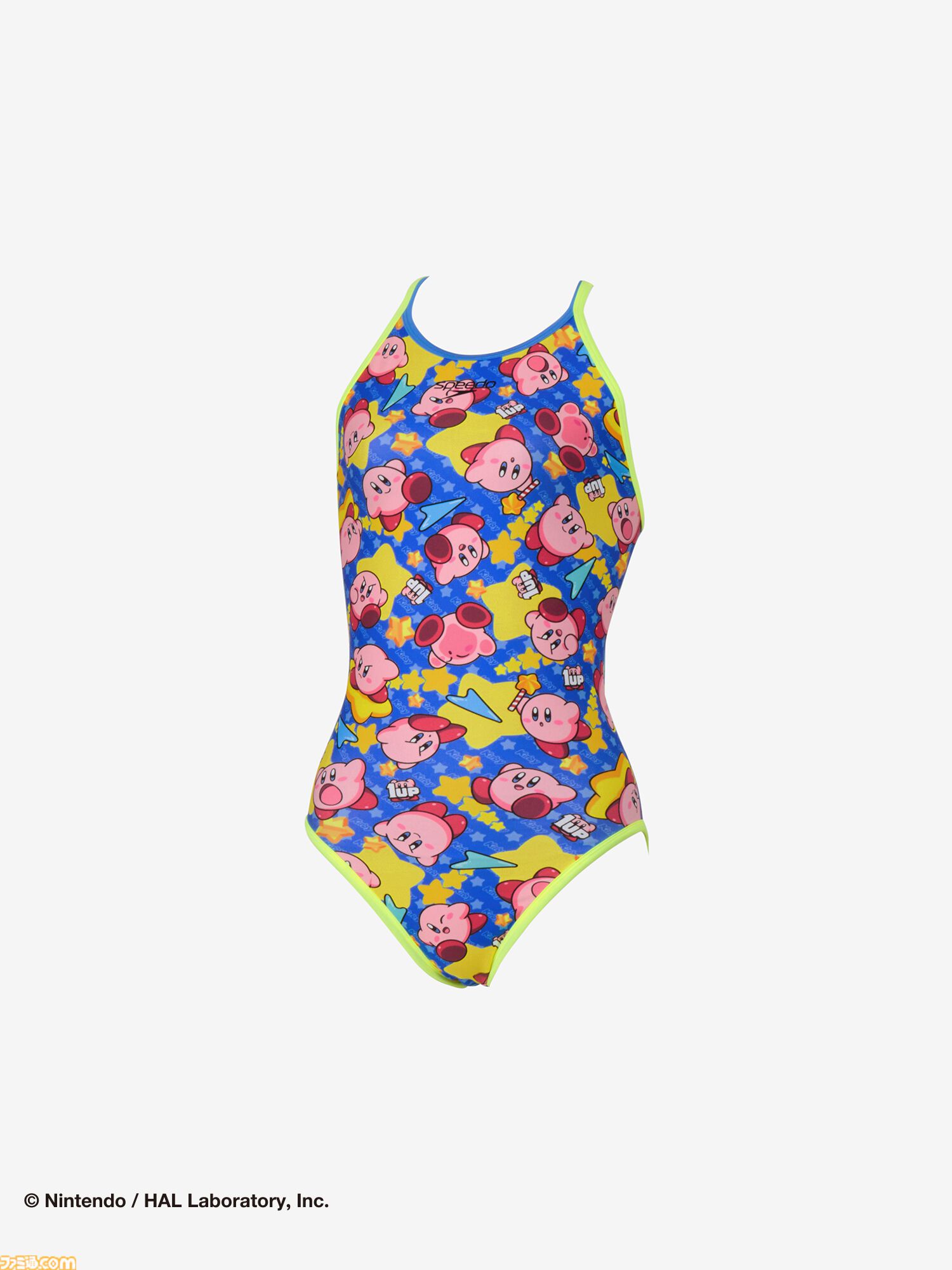 『星のカービィ』スイムウェアブランド“Speedo”コラボ水着が予約開始。ドット絵デザインの水着やカラフルなナップザックなど計13アイテム