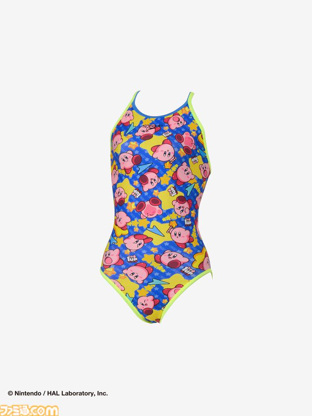 『星のカービィ』スイムウェアブランド“Speedo”コラボ水着が予約開始。ドット絵デザインの水着やカラフルなナップザックなど計13アイテム