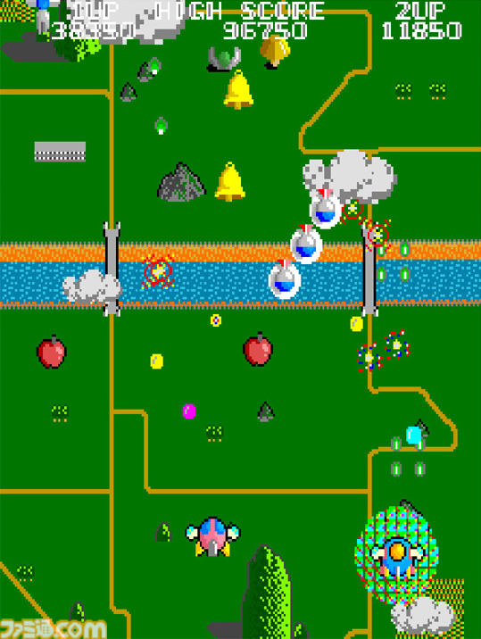 ファミコン版『ツインビー』40周年。ふたり同時に遊べるシューティングの草分け。ポップな世界観やベルによるパワーアップ、合体攻撃が印象深い作品【今日は何の日？】